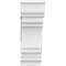 Ekena Millwork Standard Olympic Architectural Grade PVC Bracket with Traditional Ends, 5"W x 16"D x 16"H BKTP05X16X16OLY01 - alternate 4